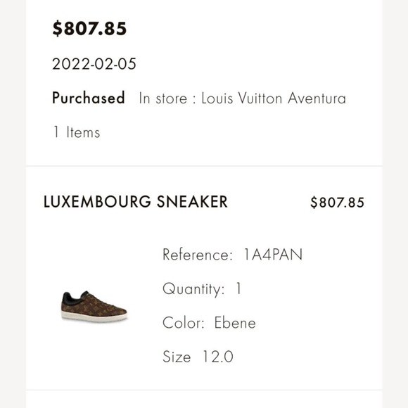 Louis Vuitton Luxembourg 'Brown Monogram' size 12 DISCONTINUED MODEL VERY RARE - Picture 5 of 5